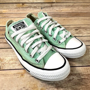 Converse Chuck Taylor All Star Mint Green Low Top Sneakers W6.5/M4.5